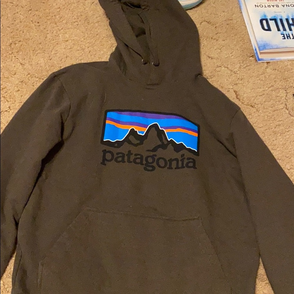 Dark green Patagonia sweatshirt